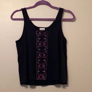 Mossimo Black Cropped Tank, Xs